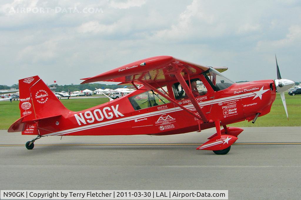N90GK, American Champion 8KCAB Decathlon C/N 1092-2009, 2011 Sun n Fun Lakeland , Florida