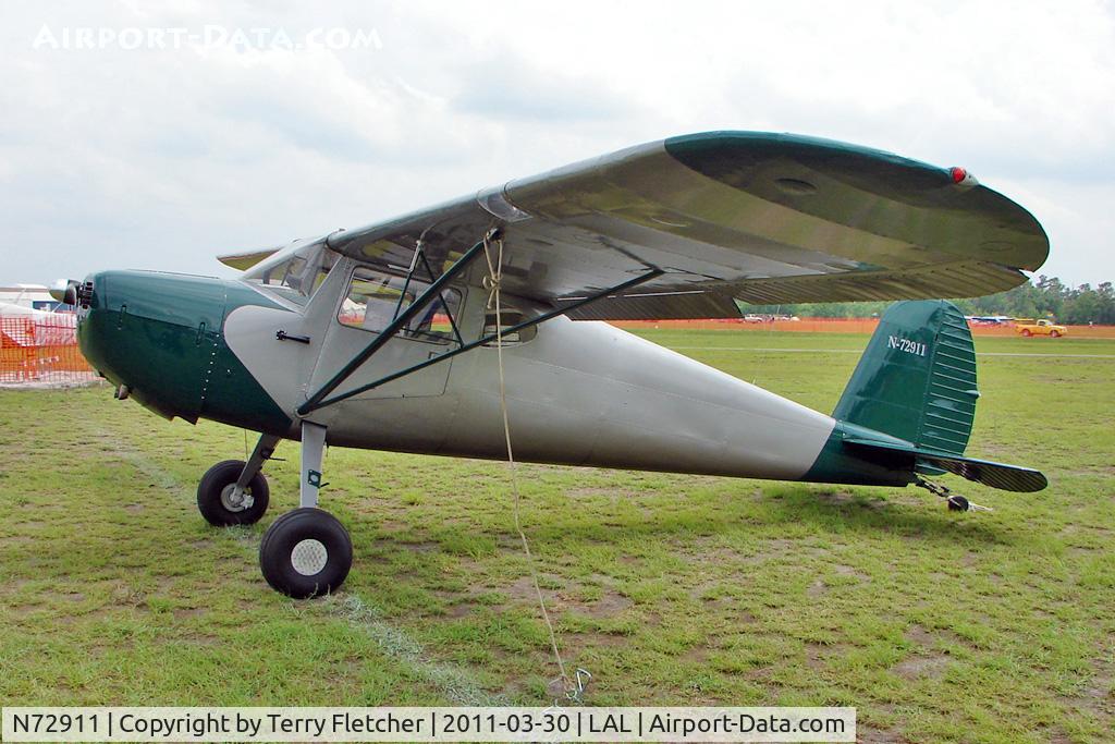 N72911, 1946 Cessna 140 C/N 10105, 2011 Sun n Fun Lakeland , Florida