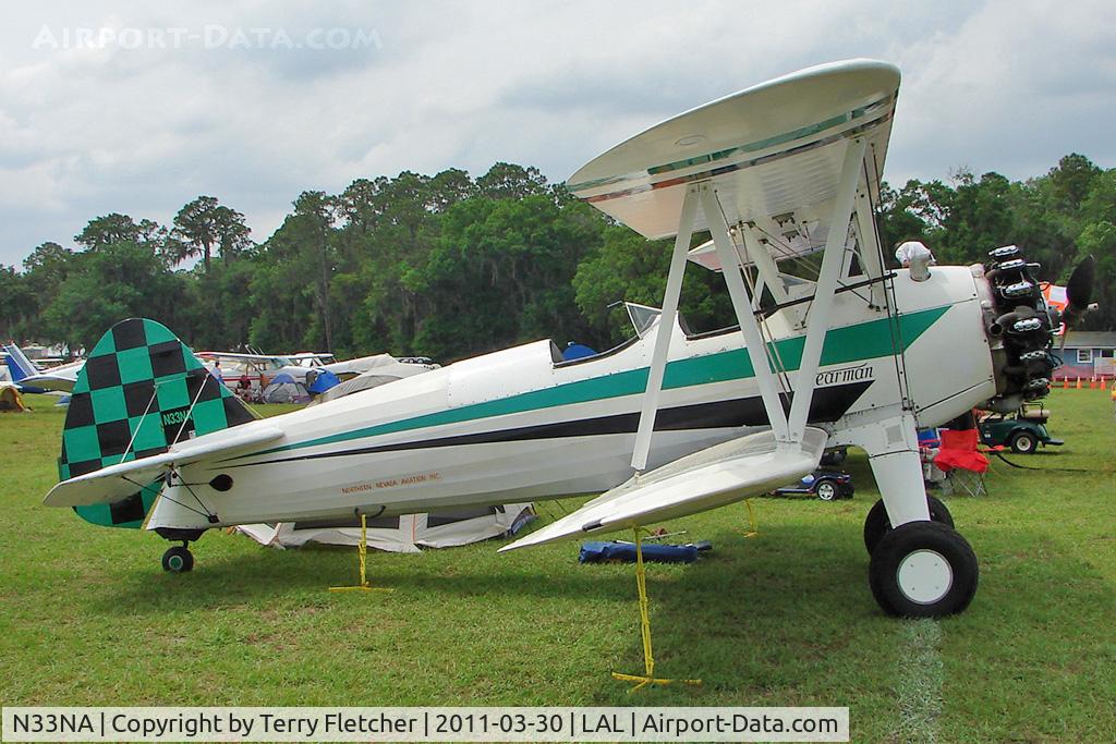 N33NA, 1941 Boeing A75N1(PT-17) C/N 75-2290, 2011 Sun n Fun Lakeland , Florida