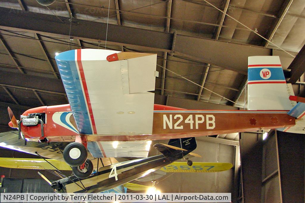 N24PB, 1975 Evans VP-1 Volksplane C/N V1522, Exhibited at The Florida Air Museum at Lakeland , Florida
