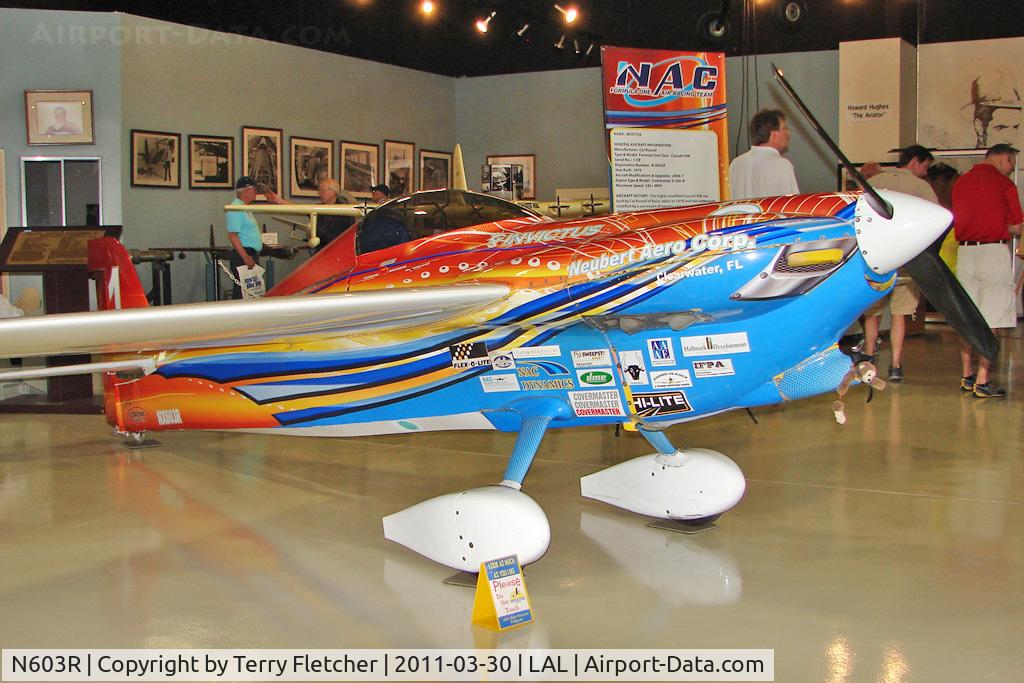 N603R, 1976 Cassutt IIIM C/N 1-CR, Exhibited at The Florida Air Museum at Lakeland , Florida