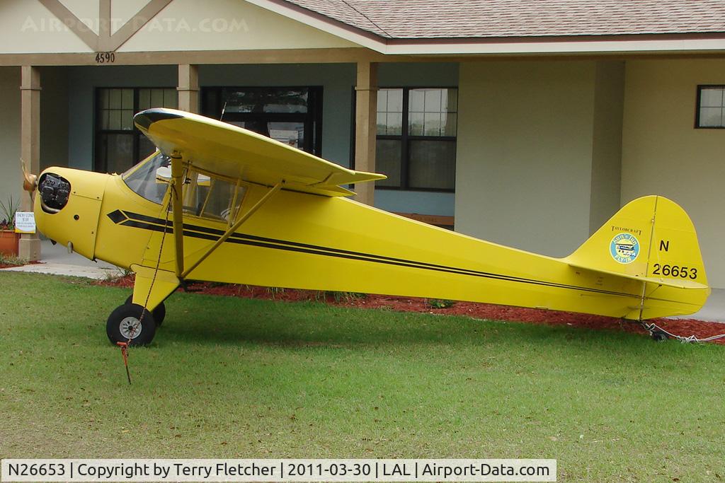 N26653, 1940 Taylorcraft BL-65 (L-2F) C/N 1995, Taylorcraft BL-65
