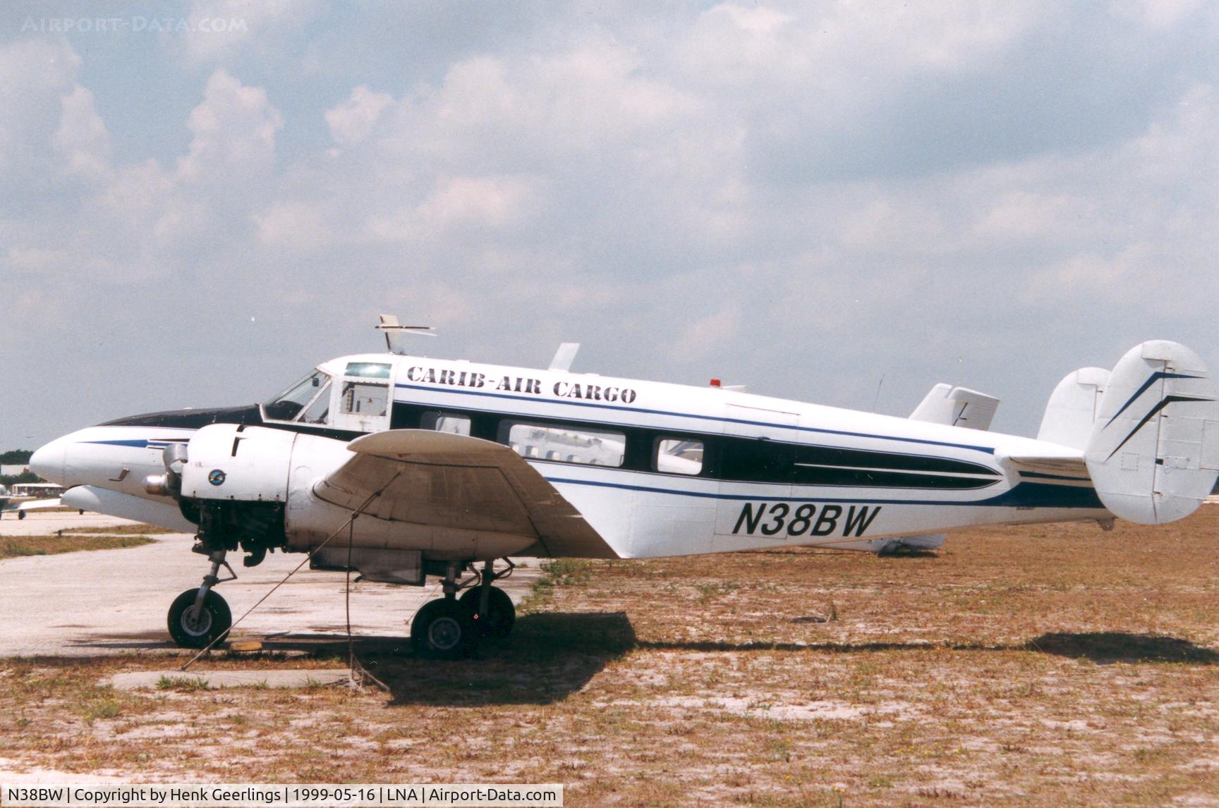 N38BW, 1965 Beech H-18 Tri-Gear C/N BA-725, Carib- Air Cargo