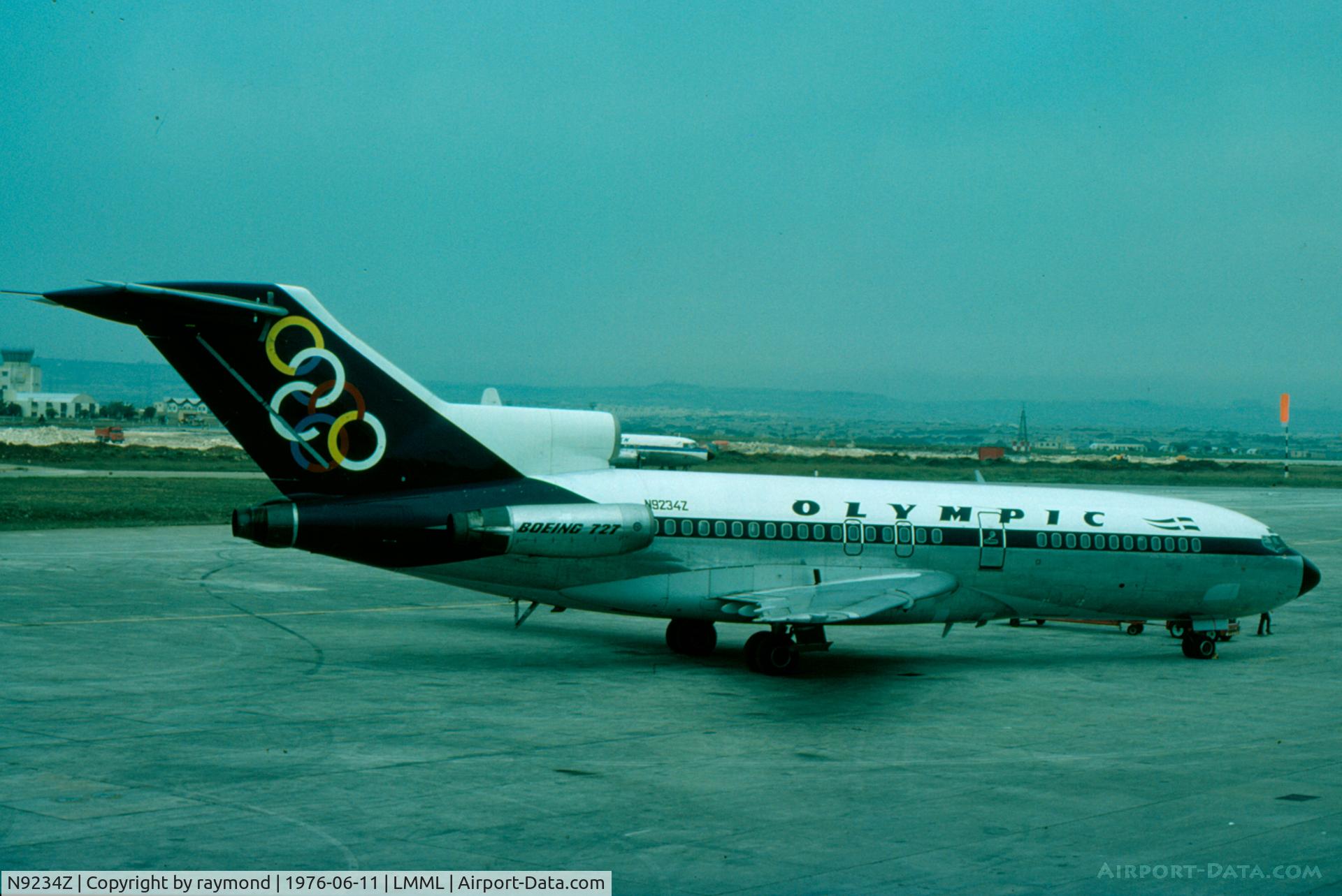 N9234Z, 1965 Boeing 727-030 C/N 18368, B727 N9234Z Olympic Airways