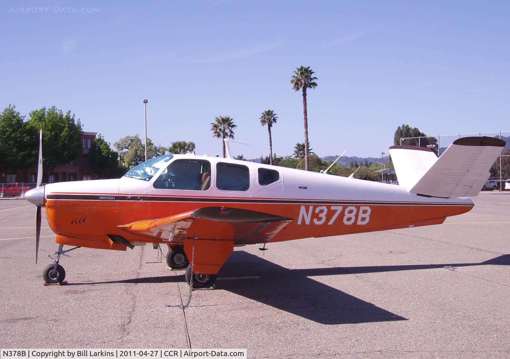 N378B, 1957 Beech H35 Bonanza C/N D-5156, Visitor