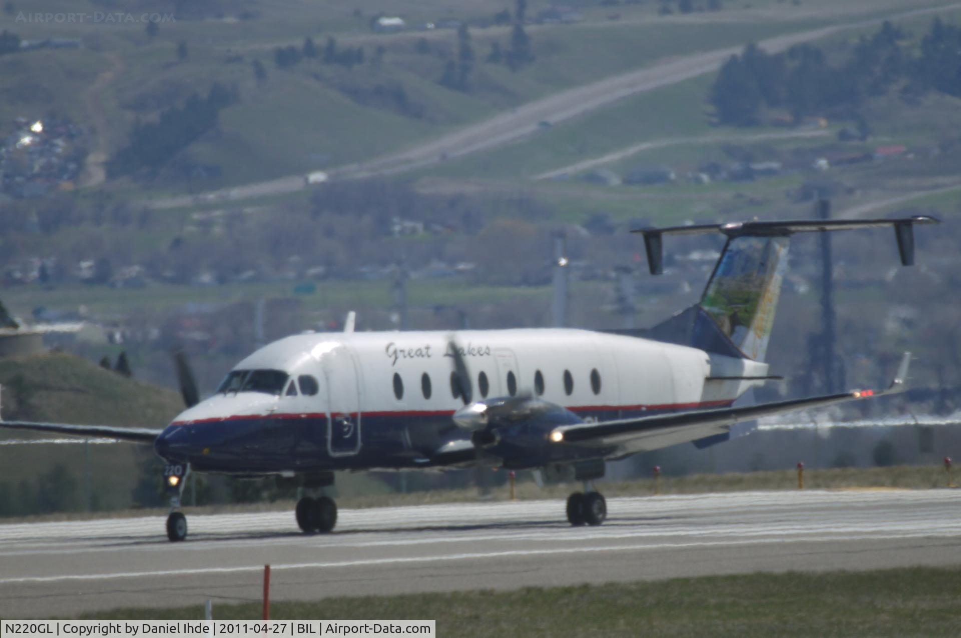 N220GL, 1996 Beech 1900D C/N UE-220, Great Lakes Airlines Beech 1900 @ BIL