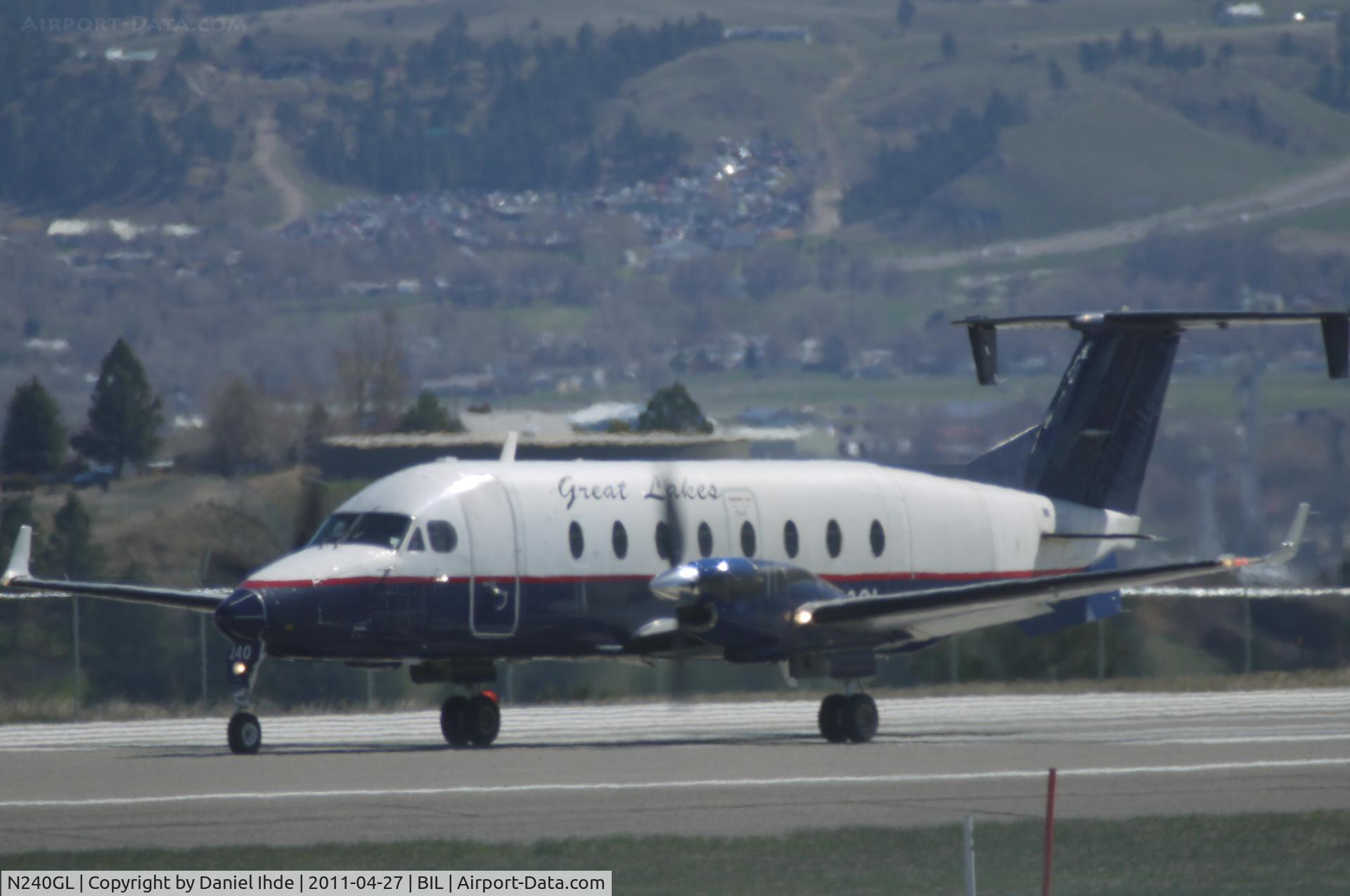 N240GL, 1996 Beech 1900D C/N UE-240, Great Lakes Airlines Beech 1900 @ BIL
