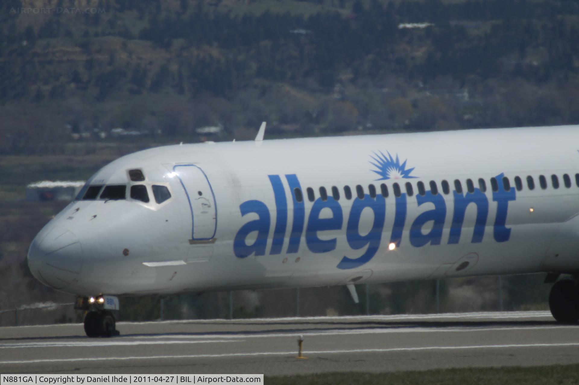 N881GA, 1988 McDonnell Douglas MD-83 (DC-9-83) C/N 49708, Allegiant Air DC-9 @ BIL