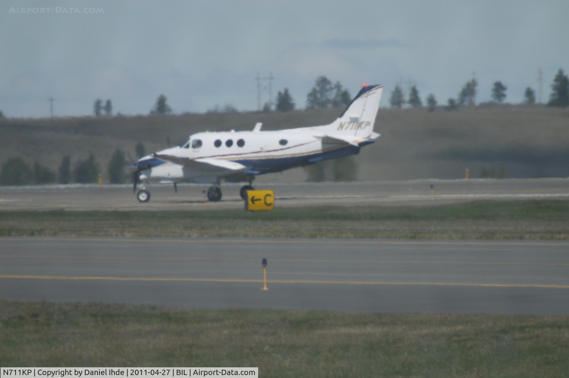 N711KP, 1976 Beech C90 King Air C/N LJ-692, King Air @ BIL
