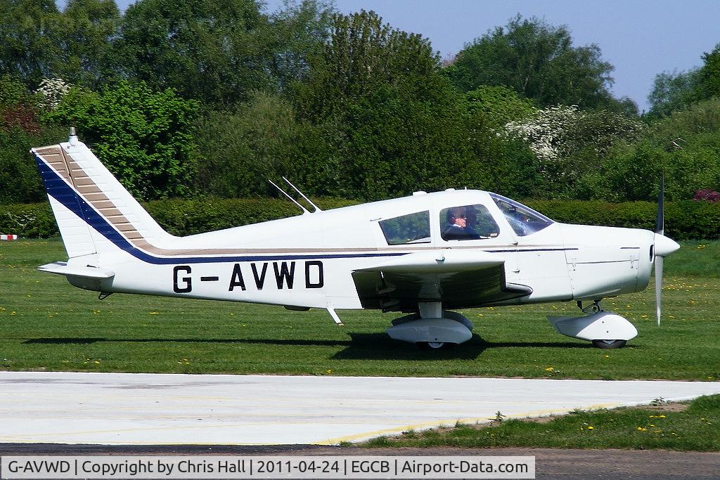 G-AVWD, 1967 Piper PA-28-140 Cherokee C/N 28-23700, visitor to Barton