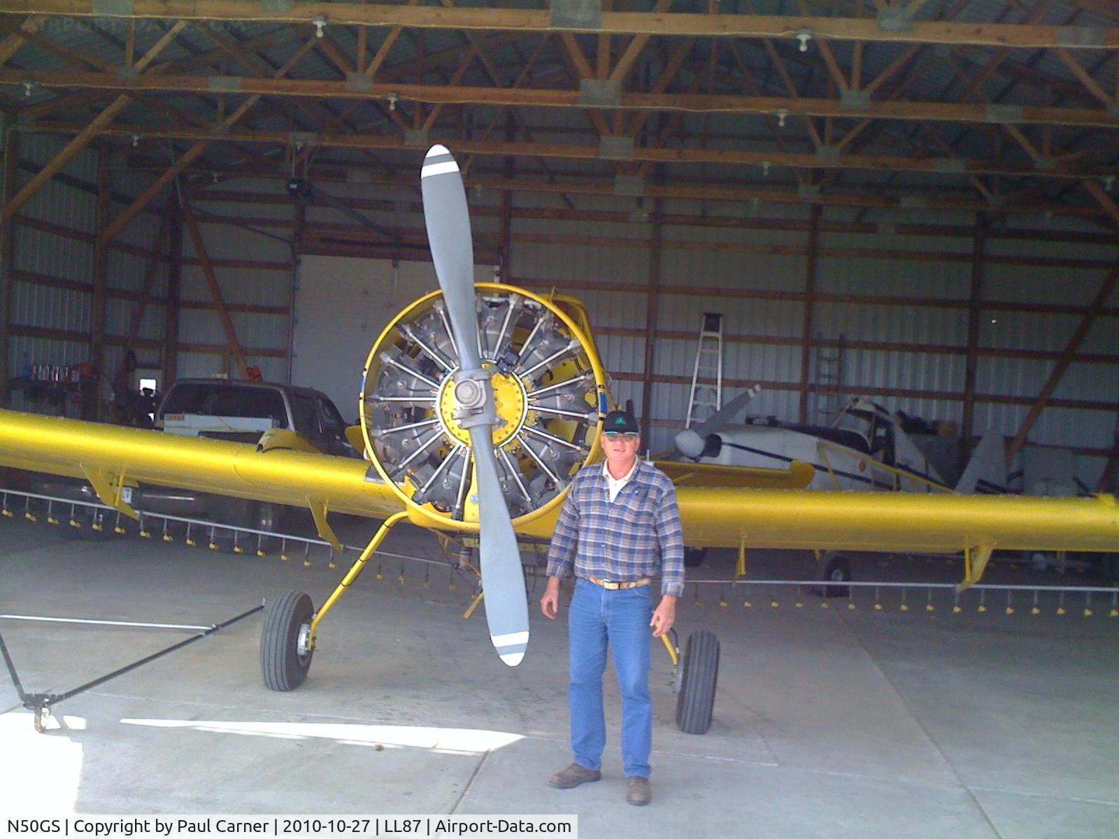 N50GS, 1978 Air Tractor Inc AT-302 C/N 302-0123, Air Tractor 302 converted to R-1340 engine. Dave Gillen, pilot.  Owner: Aerial Applications, LLC - Paul Carner