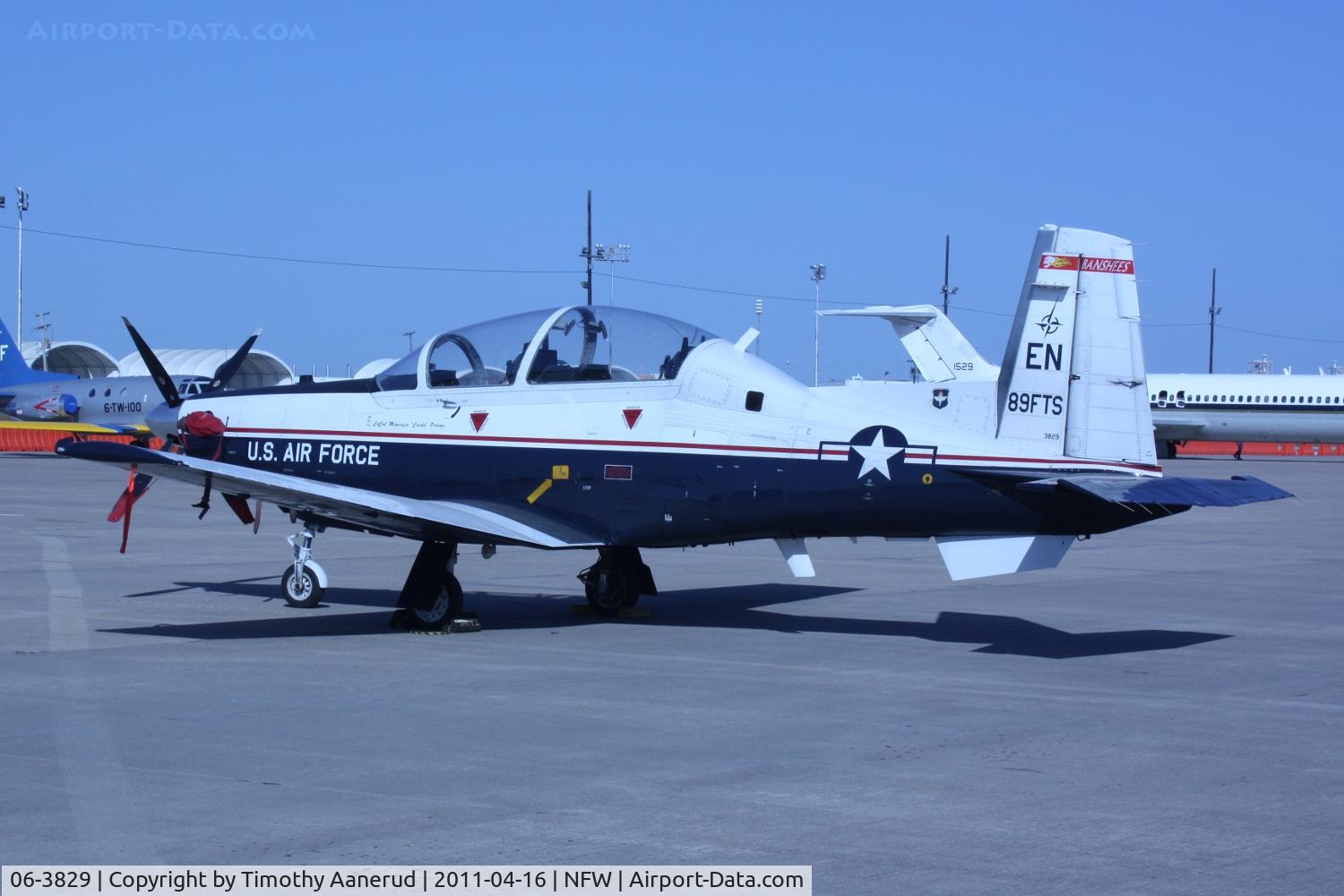 06-3829, 2006 Raytheon T-6A Texan II C/N PT-384, 2006 Hawker Beechcraft Corporation T-6A, c/n: PT-384