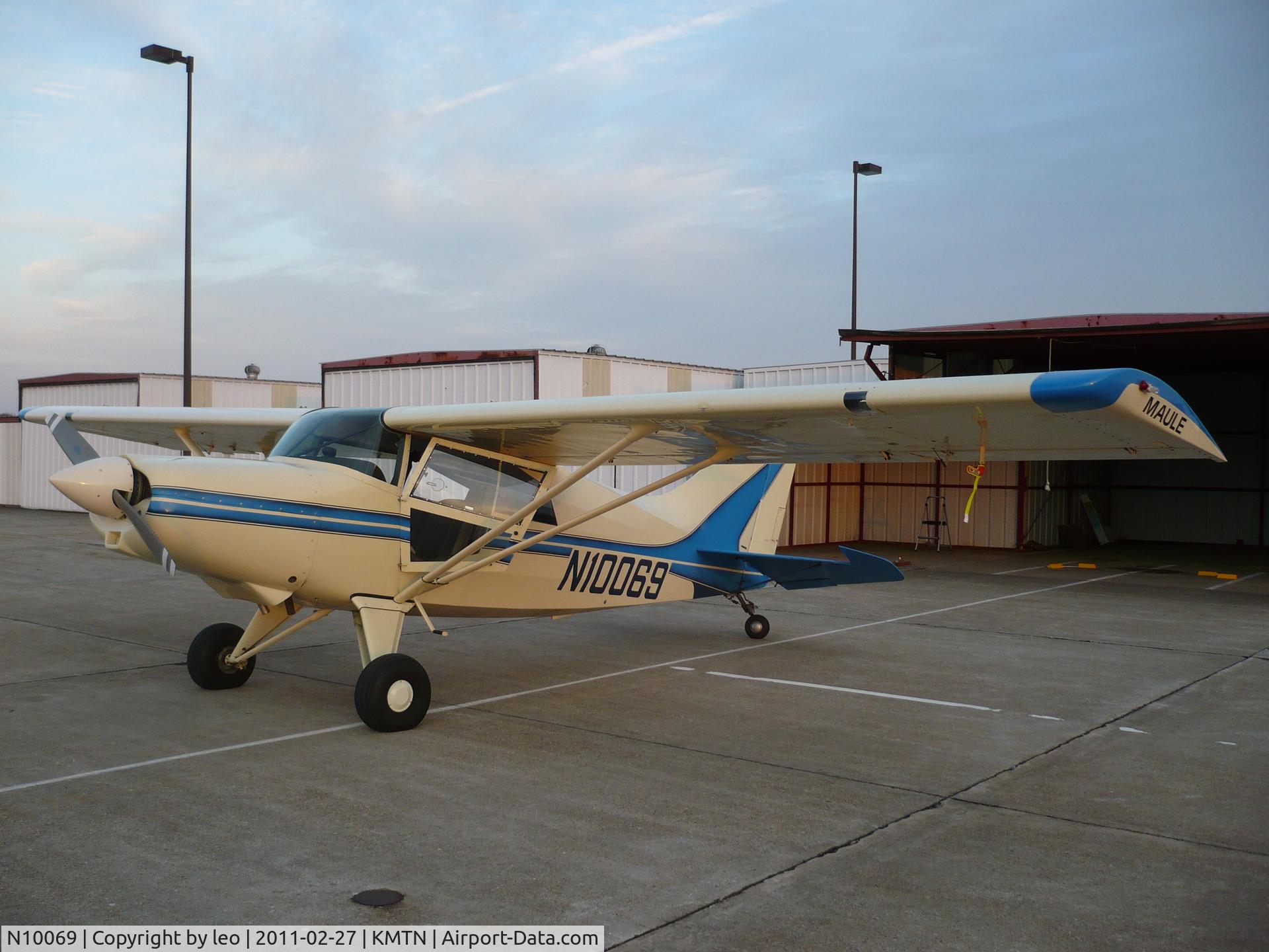 N10069, 1996 Maule MX-7-180A Sportplane C/N 20050C, N10069