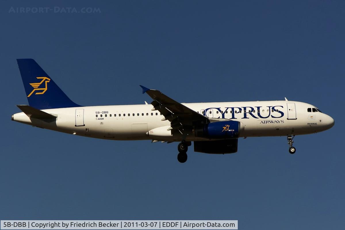 5B-DBB, 1991 Airbus A320-231 C/N 256, on final