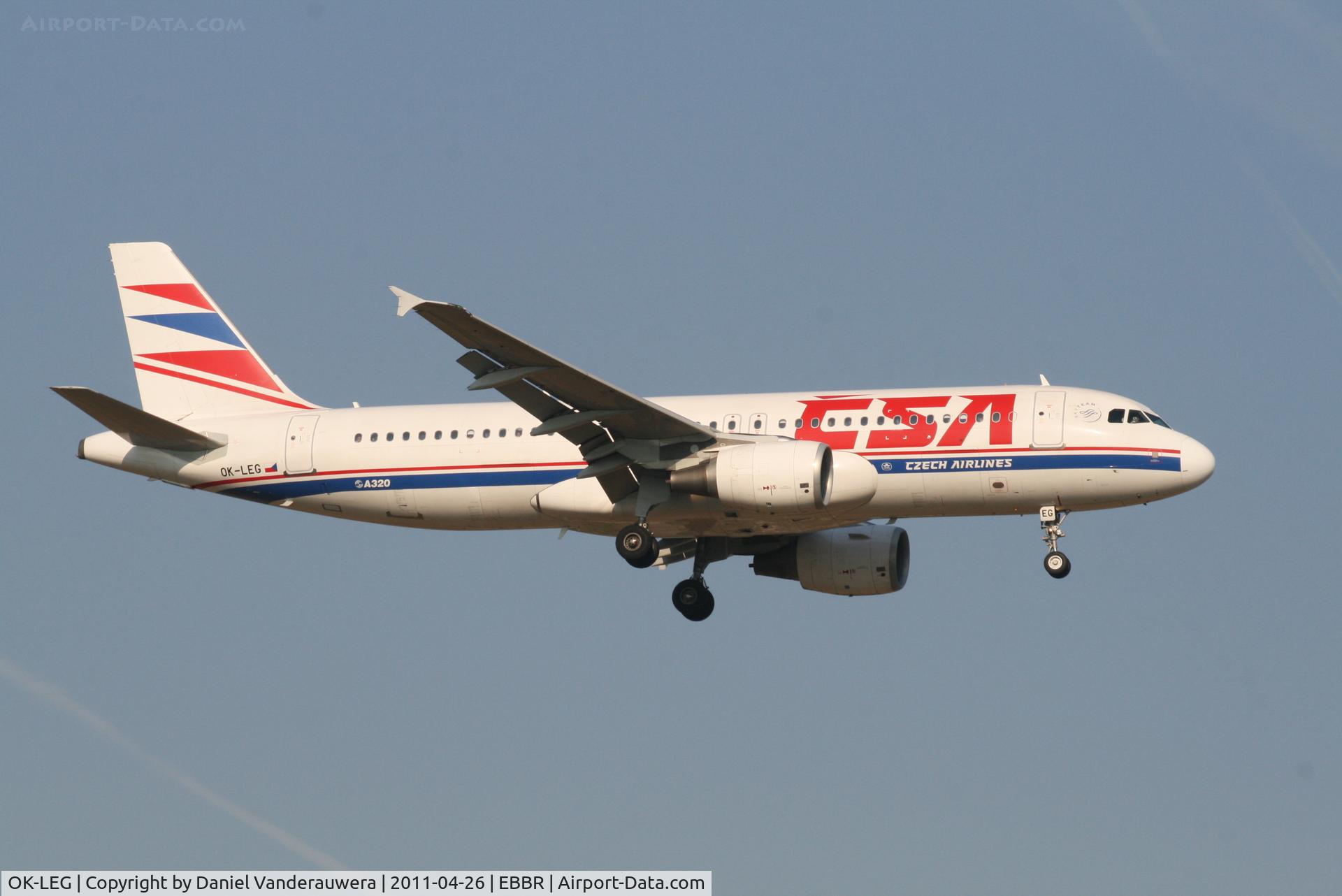 OK-LEG, 2006 Airbus A320-214 C/N 2789, Arrival of flight OK630 to RWY 02