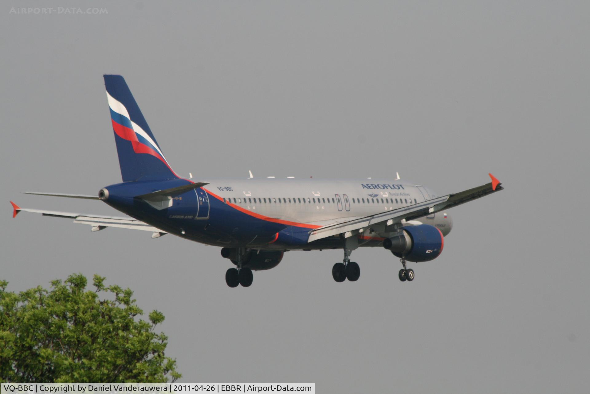 VQ-BBC, 2009 Airbus A320-214 C/N 3835, Flight SU235 is descending to RWY 02