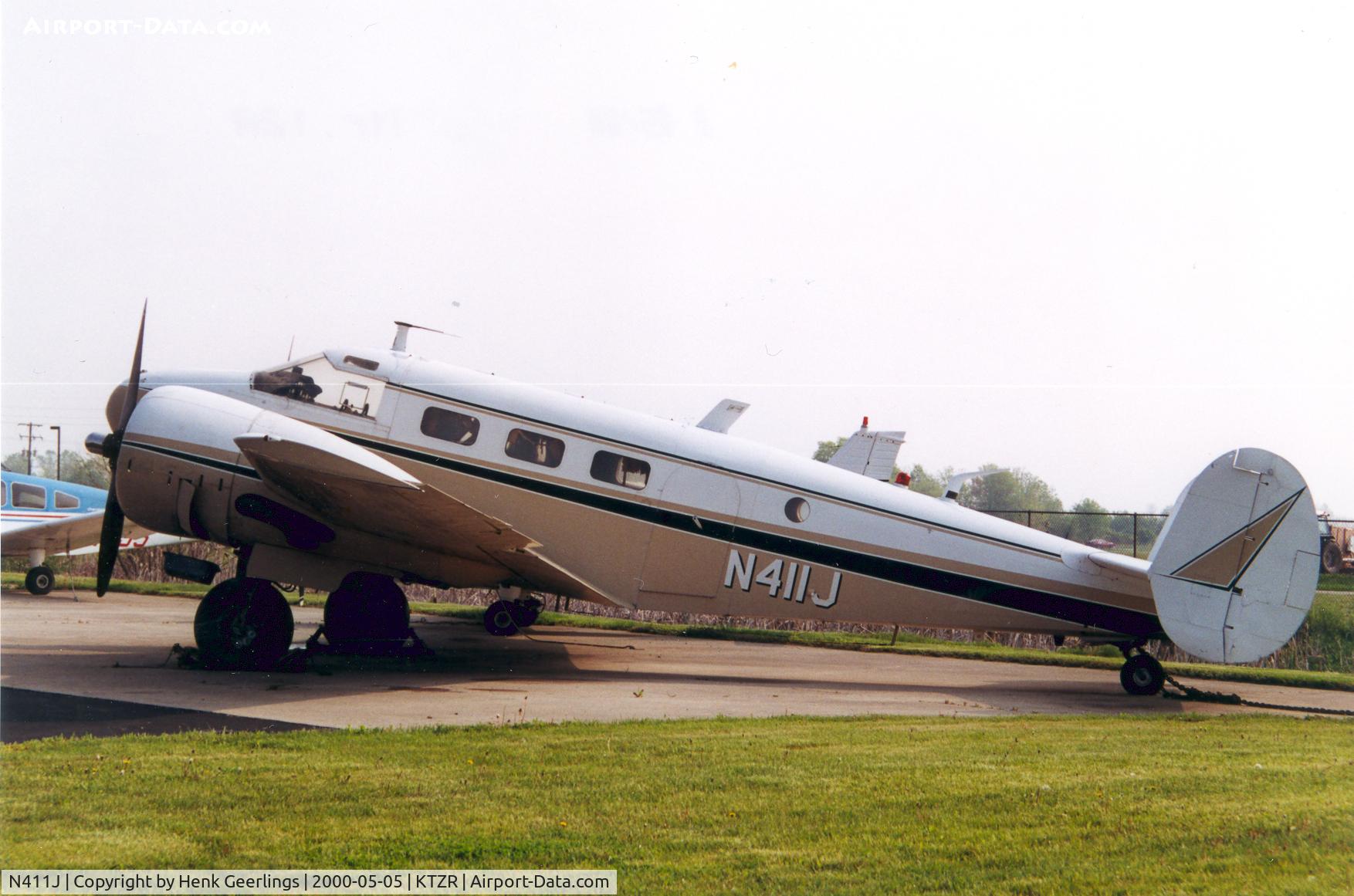 N411J, 1953 Beech D18S C/N A-967, Bolton Field Apt, OH