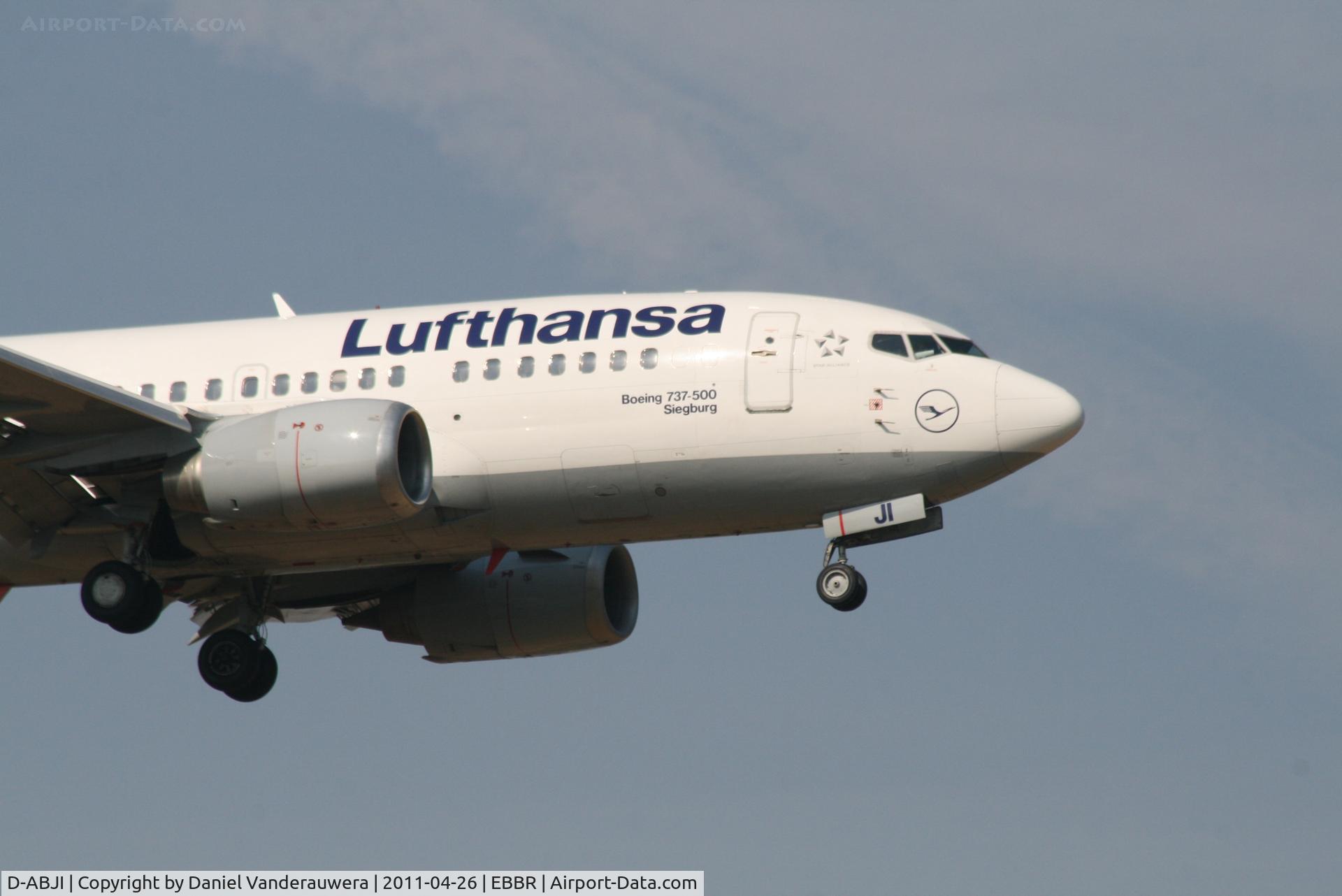 D-ABJI, 1991 Boeing 737-530 C/N 25358, Arrival of flight LH1008 to RWY 02