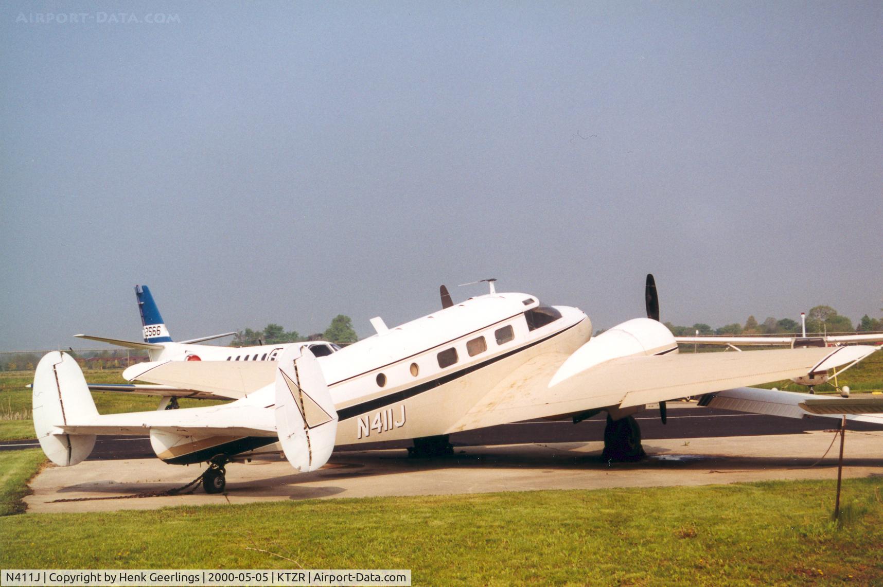 N411J, 1953 Beech D18S C/N A-967, Bolton Field Airport , OH
