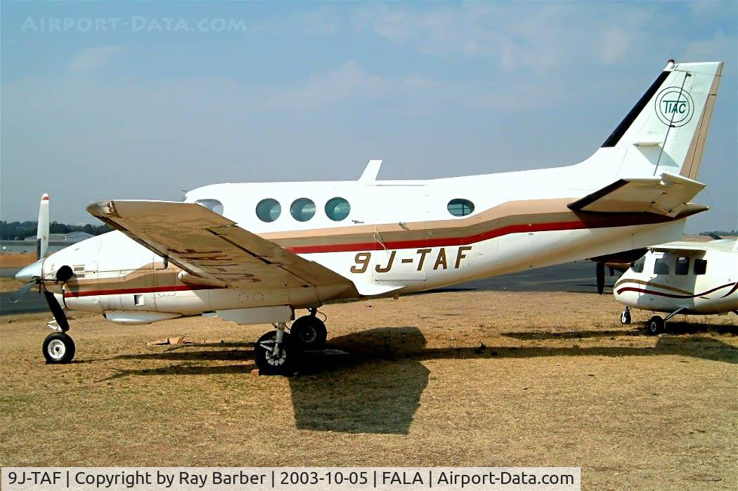 9J-TAF, 1970 Beech B90 King Air C/N LJ-485, Beech B90 King Air [LJ-485] Lanseria~ZS 05/10/2003