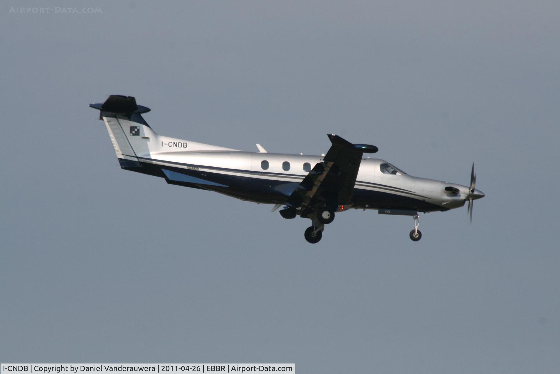 I-CNDB, 2006 Pilatus PC-12/47 C/N 728, Descending to RWY 02