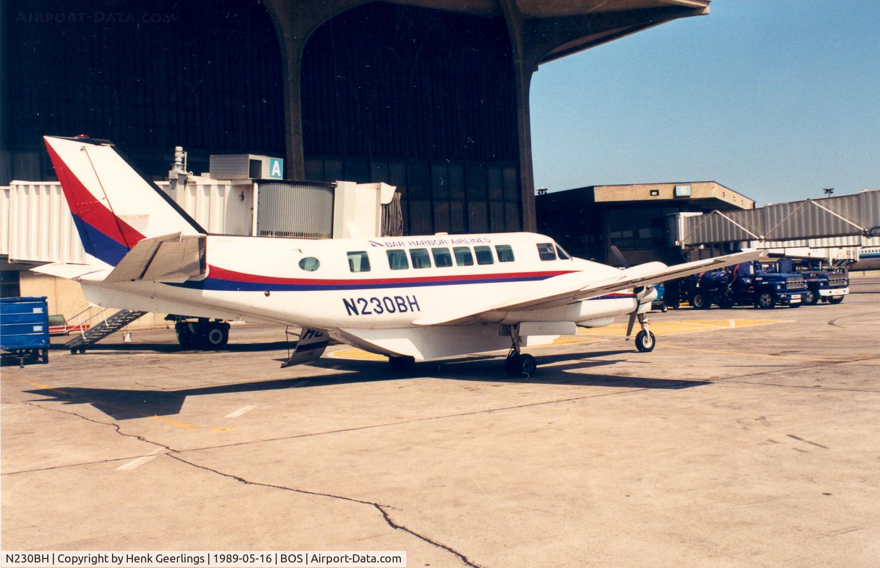 N230BH, 1986 Beech C99 Airliner C/N U-233, Bar Harbor Airlines