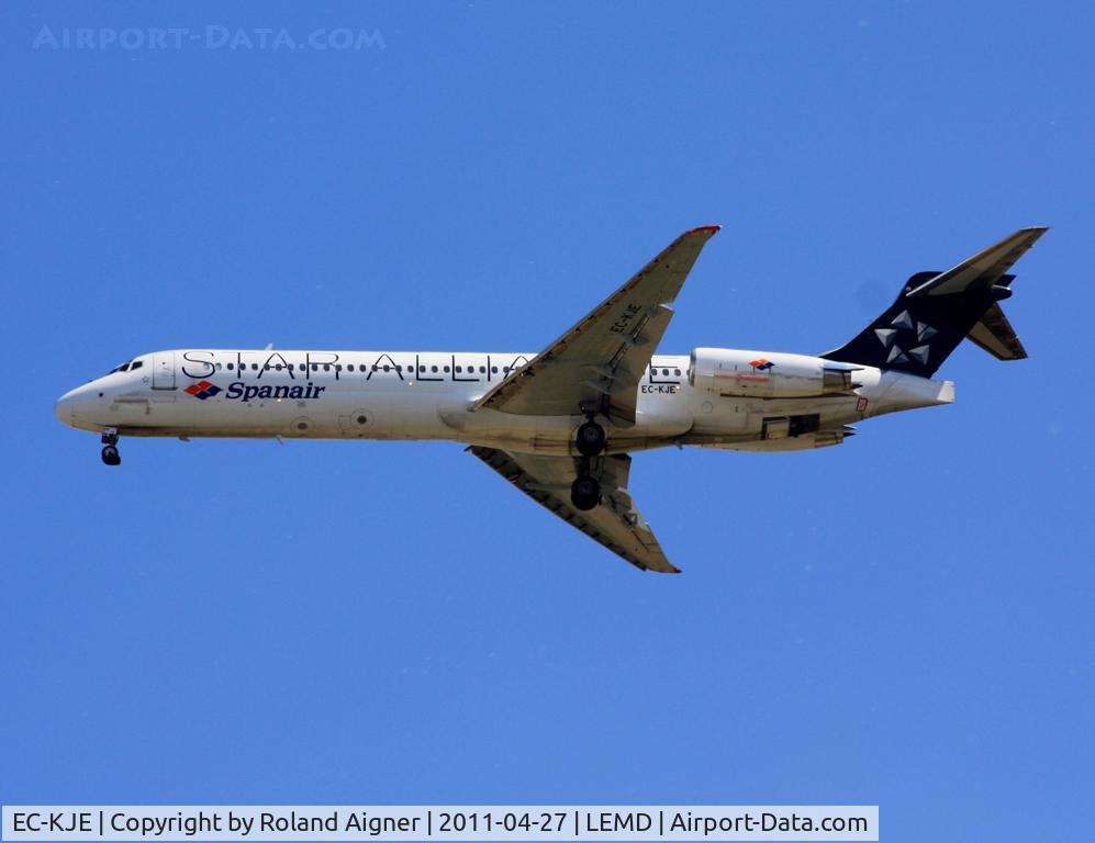 EC-KJE, 1989 McDonnell Douglas MD-87 (DC-9-87) C/N 49606, .