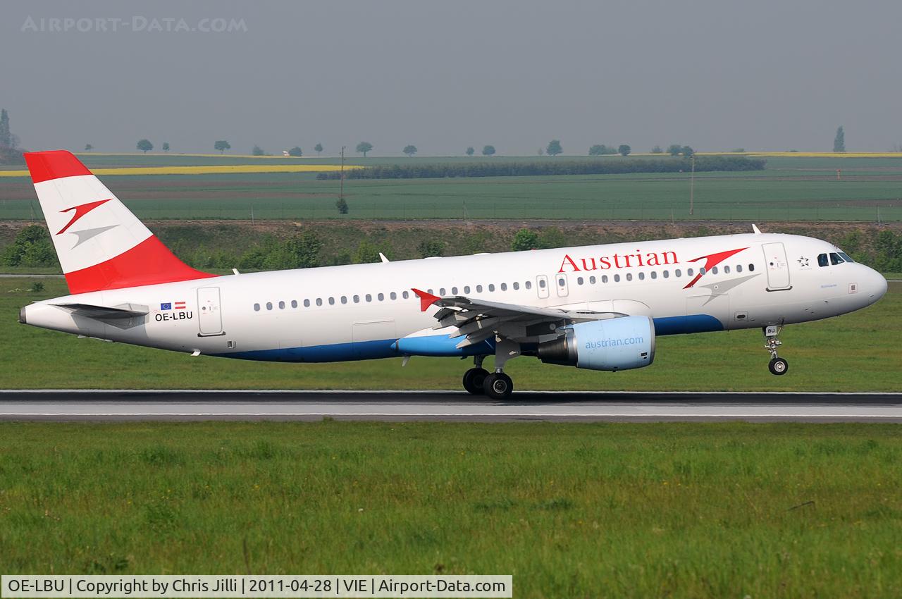 OE-LBU, 2001 Airbus A320-214 C/N 1478, Austrian Airlines