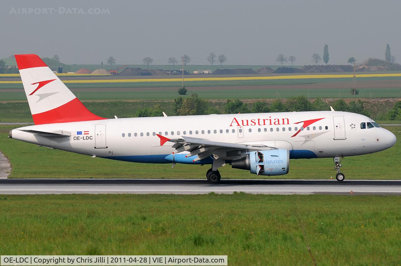 OE-LDC, 2004 Airbus A319-112 C/N 2262, Austrian Airlines