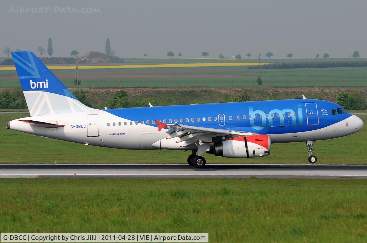 G-DBCC, 2004 Airbus A319-131 C/N 2194, BMI - British Midland