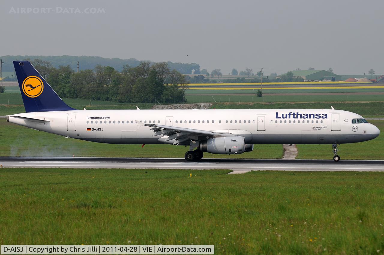 D-AISJ, 2008 Airbus A321-231 C/N 3360, Lufthansa