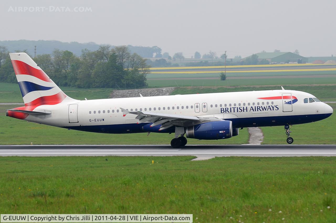 G-EUUW, 2008 Airbus A320-232 C/N 3499, British Airways