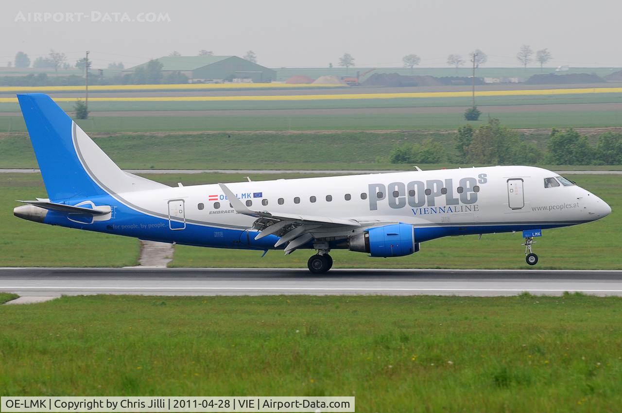 OE-LMK, 2006 Embraer 170LR (ERJ-170-100LR) C/N 17000150, People's Vienna Line