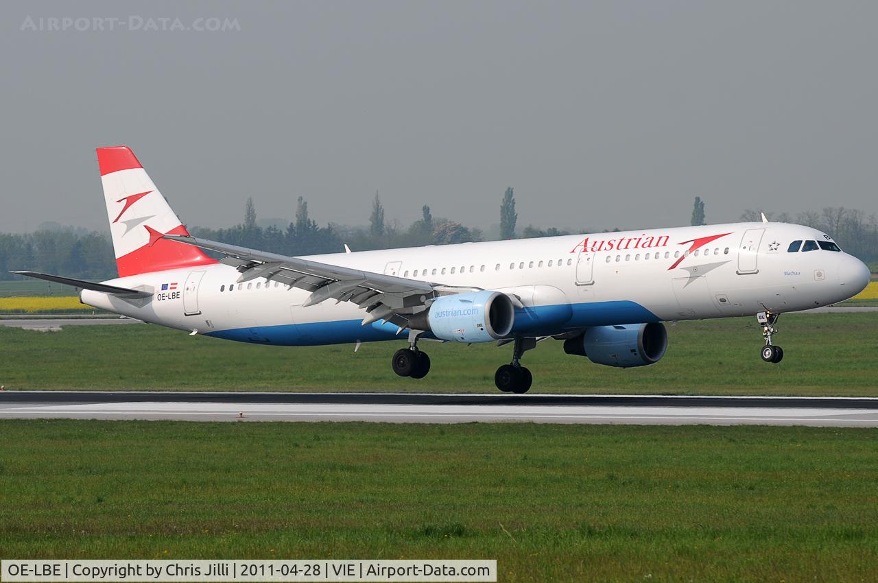 OE-LBE, 1998 Airbus A321-211 C/N 935, Austrian Airlines