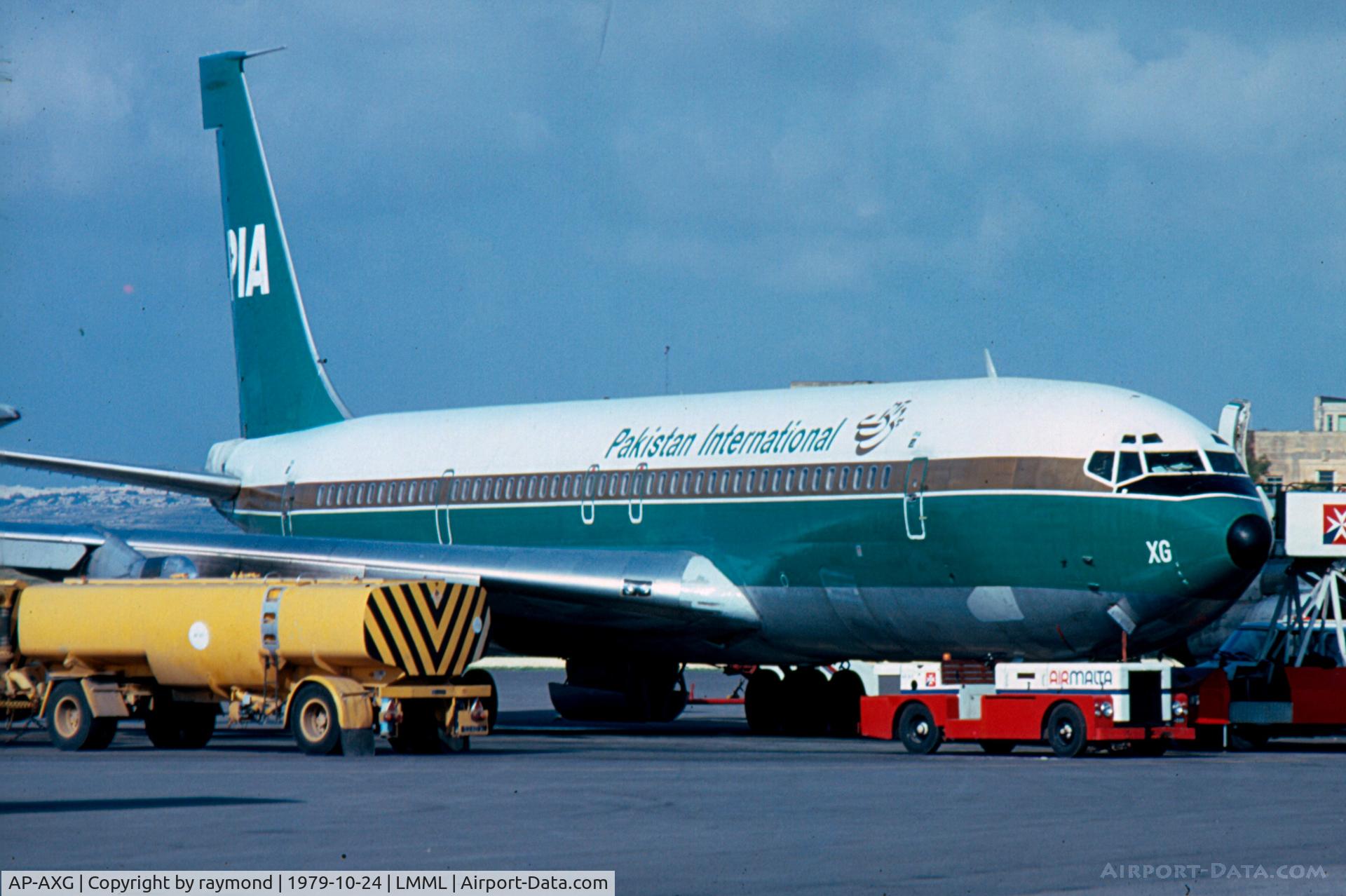 AP-AXG, 1970 Boeing 707-340C C/N 20488, B707 AP-AXG Pakistan International Airlines