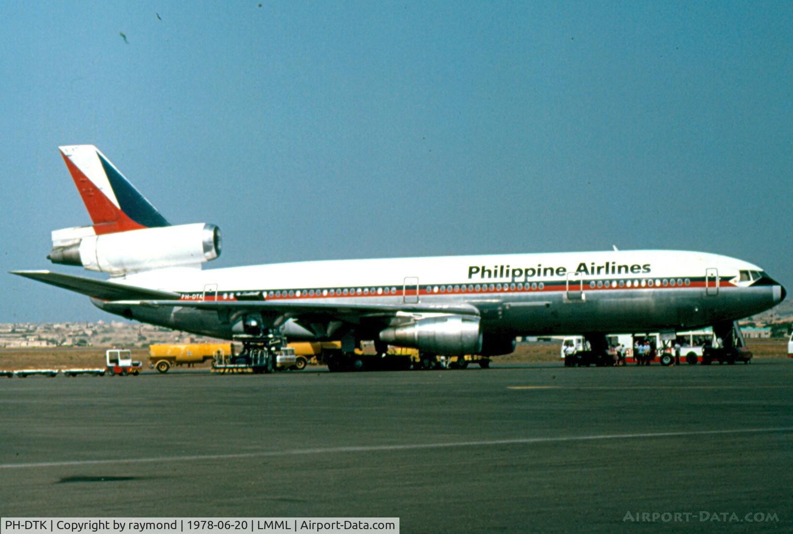PH-DTK, 1975 McDonnell Douglas DC-10-30 C/N 46914, DC10 PH-DTK Philippines Airlines