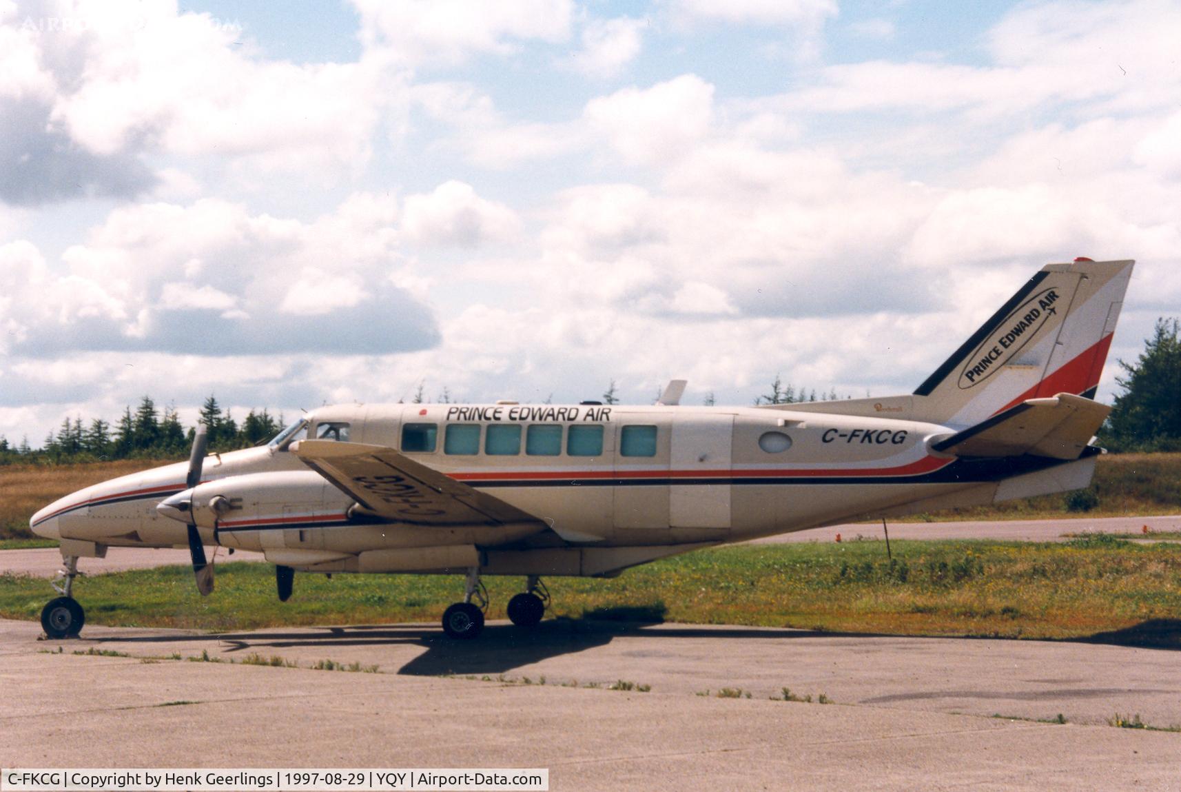 C-FKCG, 1968 Beech 99 C/N U-23, Prince Edward Air