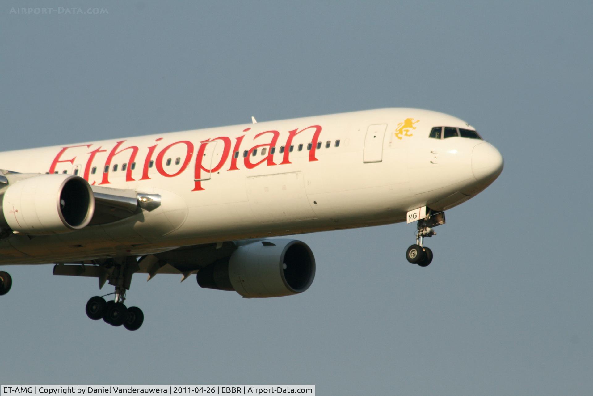 ET-AMG, 2000 Boeing 767-3BG/ER C/N 30566, Arrival of flight ET704 to RWY 02