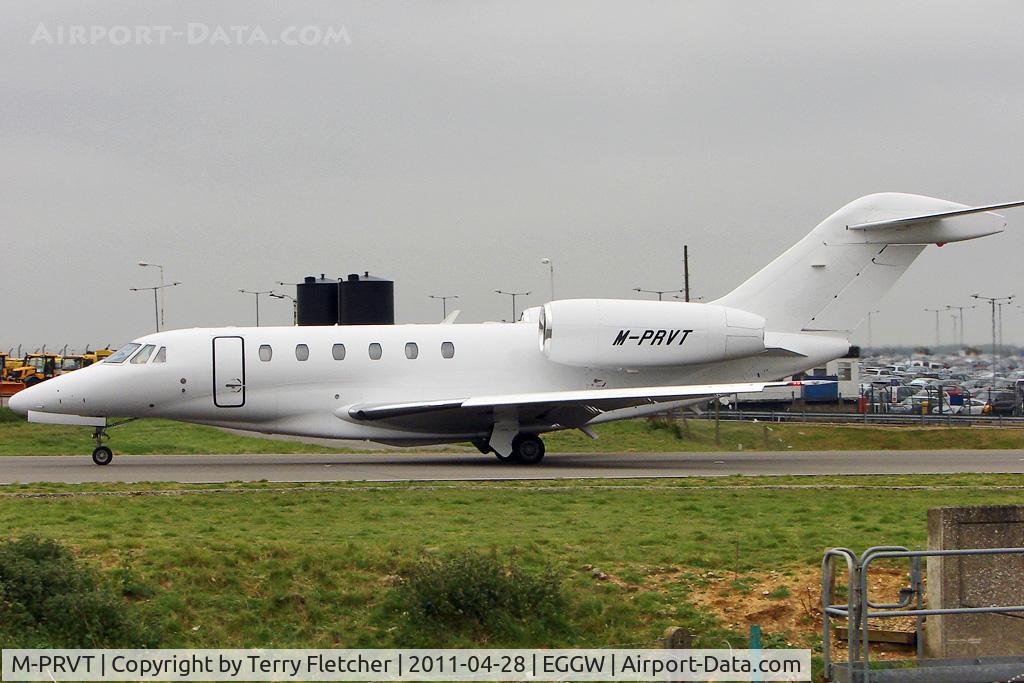 M-PRVT, 2008 Cessna 750 Citation X Citation X C/N 750-0291, Cessna 750 c/n 0291 (ex N2068G)