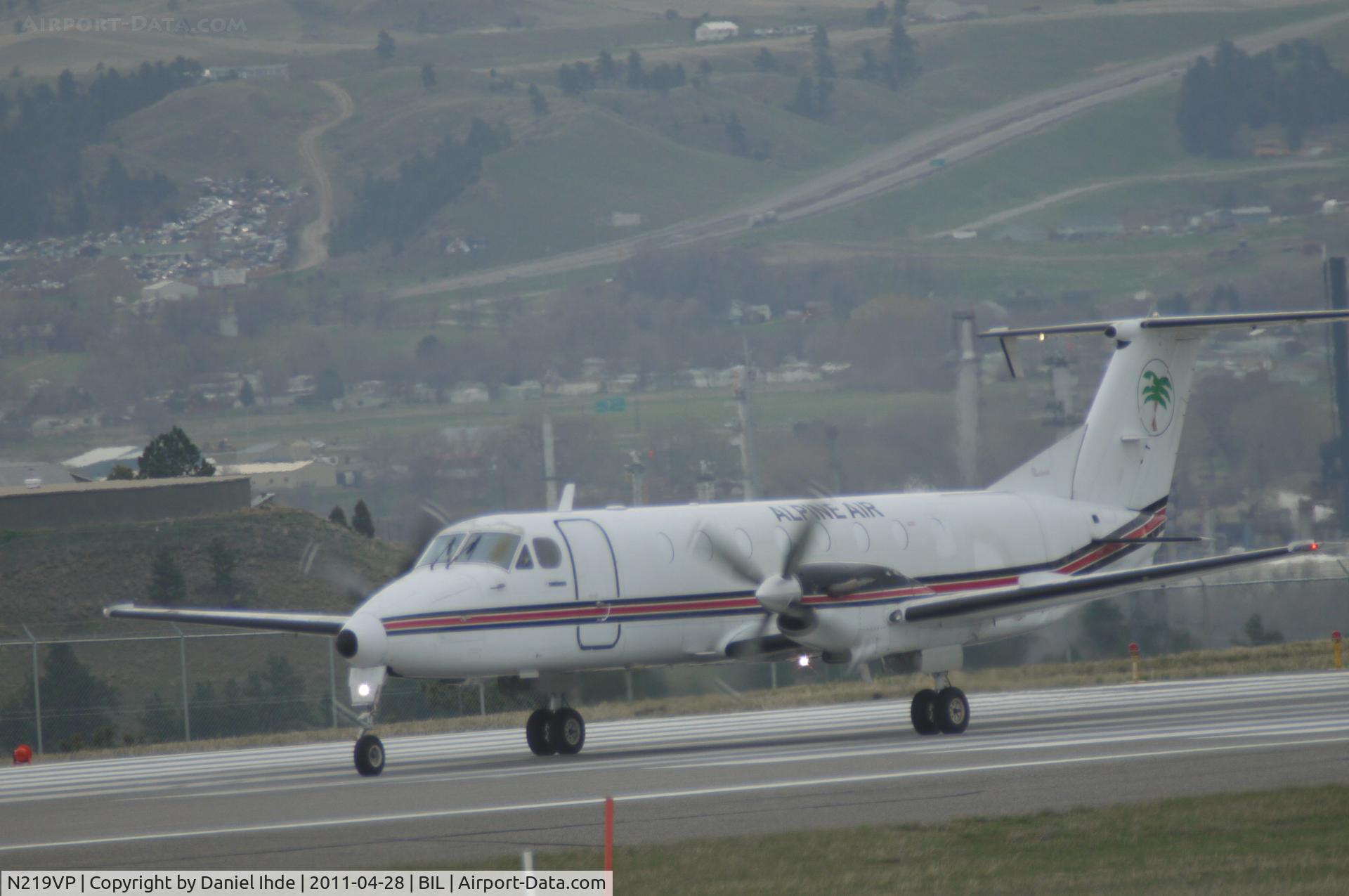 N219VP, 1984 Beech 1900C C/N UB-14, Alpine Air Beech 1900 Freighter @ BIL