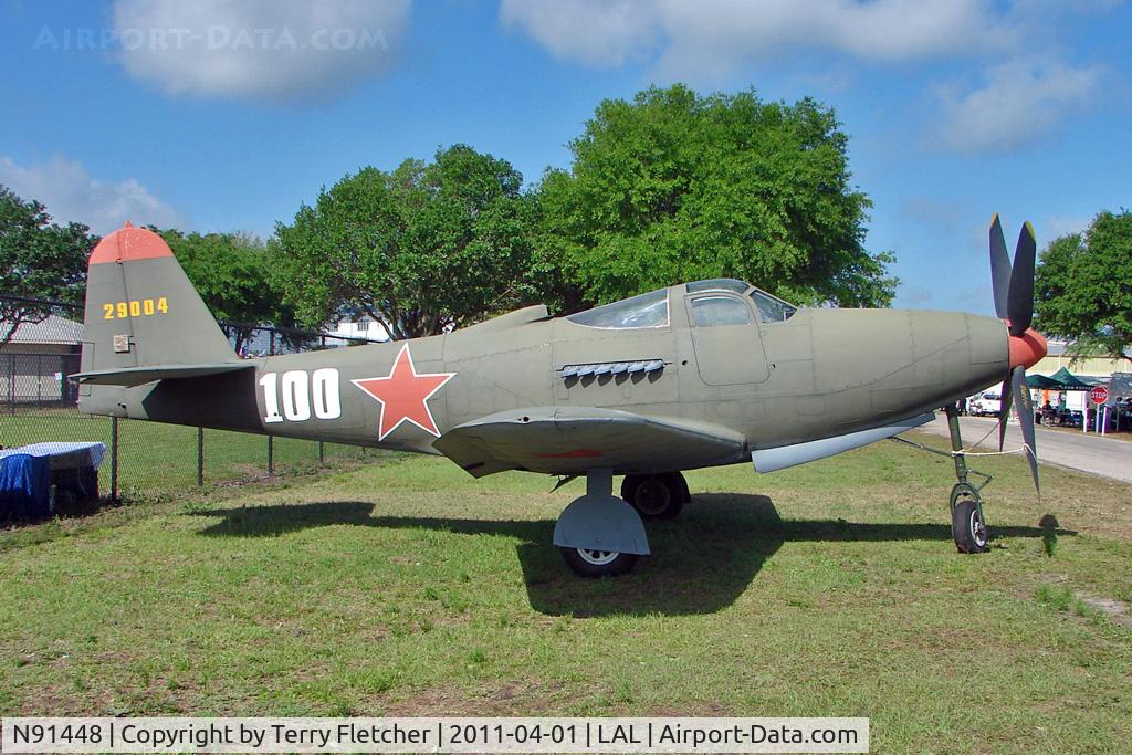 N91448, 1944 Bell P-63C Kingcobra C/N 33-766, 2011 Sun n Fun - Lakeland , Florida