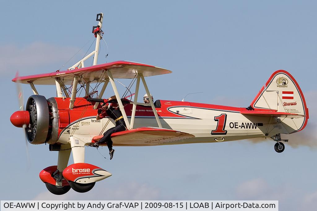 OE-AWW, 1943 Boeing N2S-5 Kaydet (E75) C/N 75-5386, Boeing E75