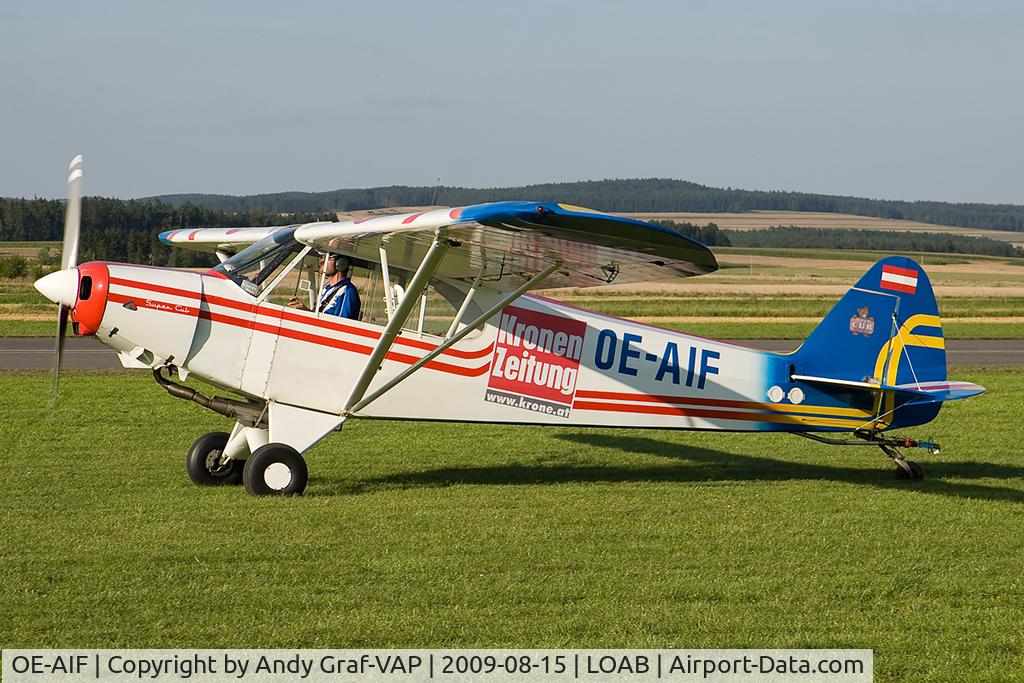 OE-AIF, Piper PA-18-150 Super Cub C/N 18-4401, Piper 18