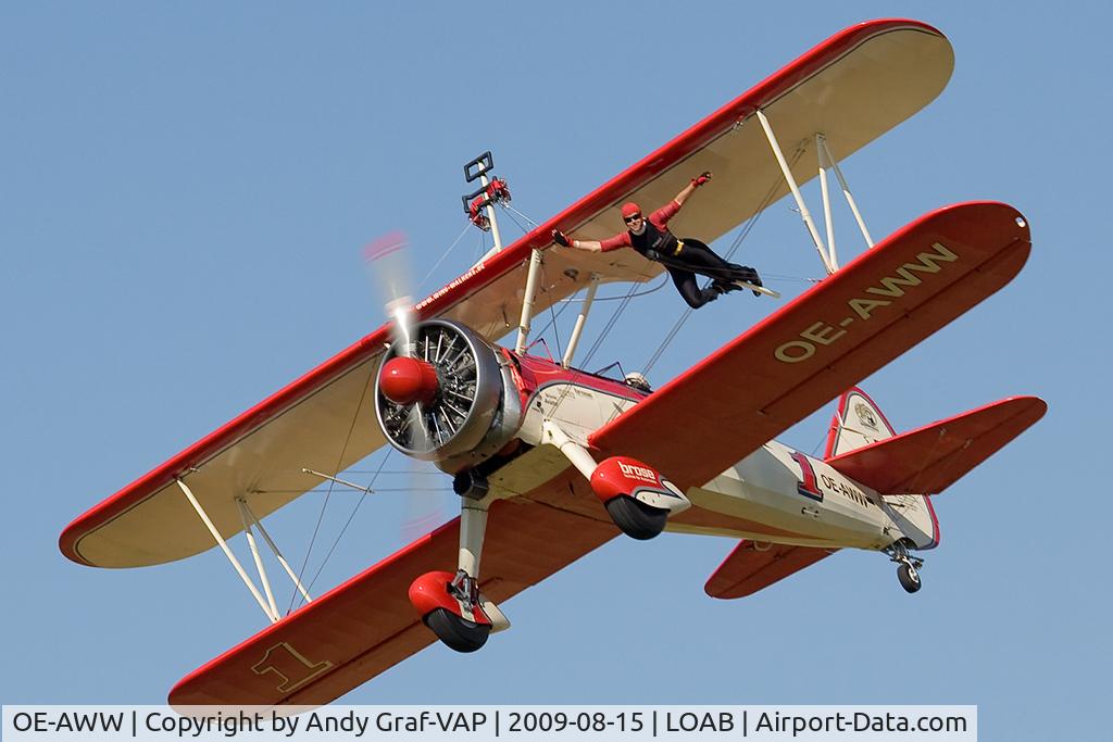 OE-AWW, 1943 Boeing N2S-5 Kaydet (E75) C/N 75-5386, Boeing E75
