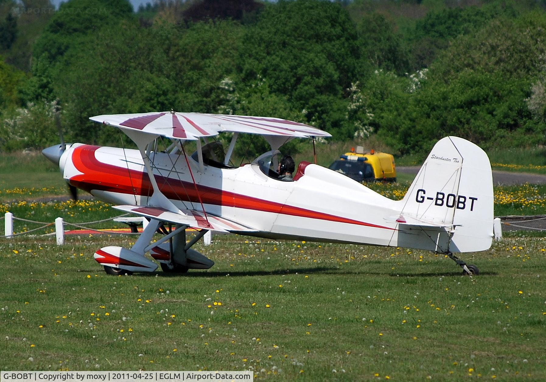 G-BOBT, 1983 Stolp SA-300 Starduster Too C/N CJ-01, Starduster Too SA300 Ex N690CM at White Waltham