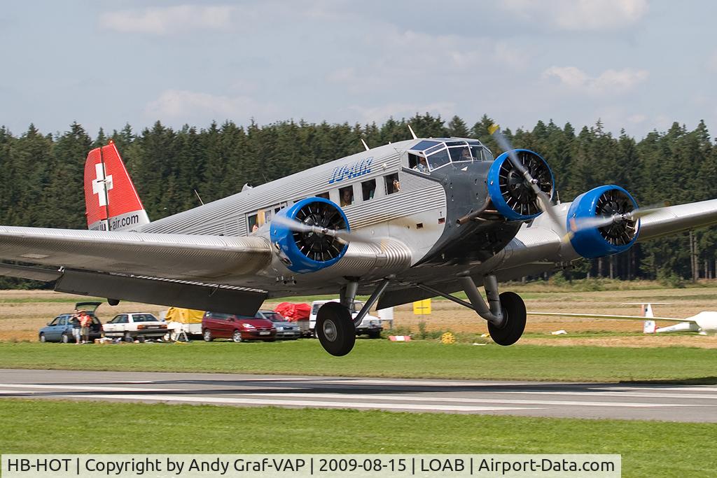 HB-HOT, 1939 Junkers Ju-52/3m g4e C/N 6595, JU Air JU52