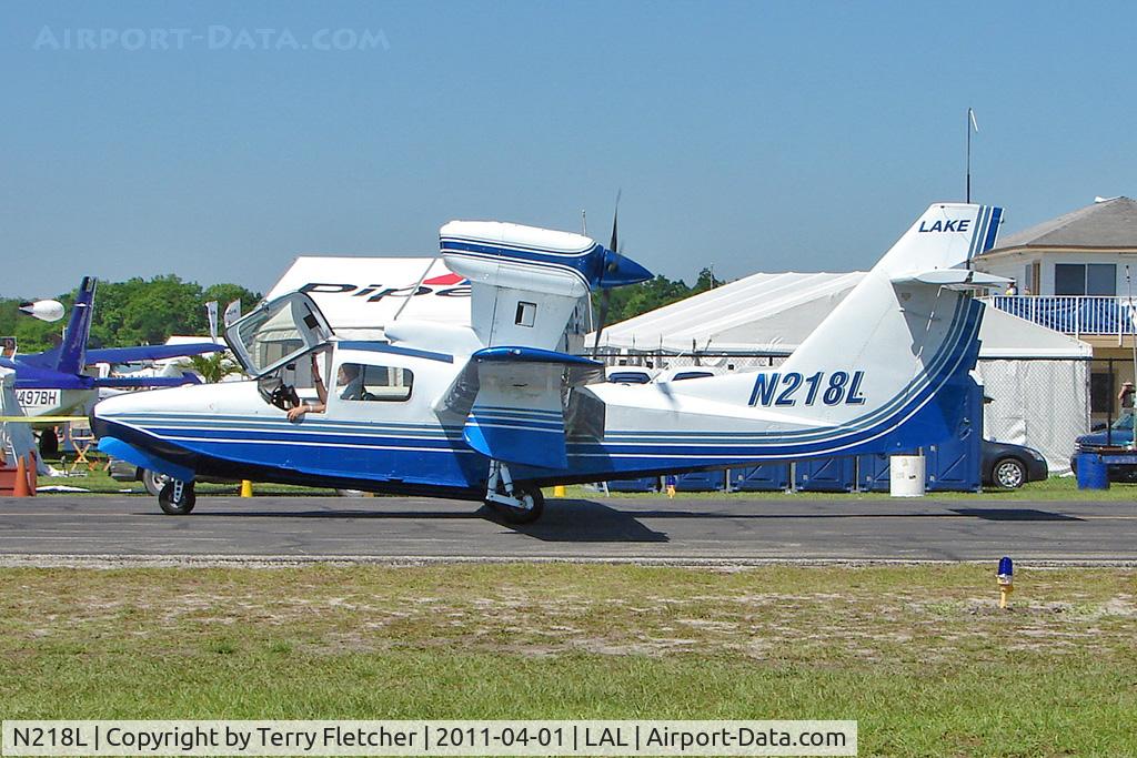 N218L, Aerofab Inc Lake LA-250 C/N 68, 2011 Sun n Fun - Lakeland , Florida