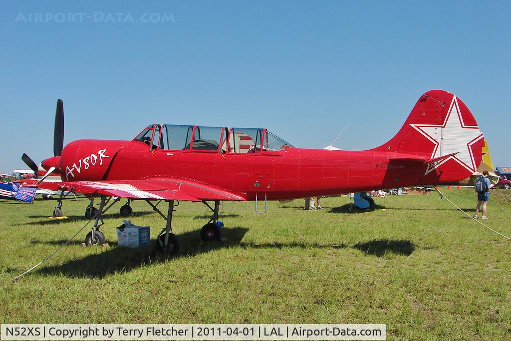 N52XS, Yakovlev (Aerostar) Yak-52W C/N 9912203, 2011 Sun n Fun - Lakeland , Florida