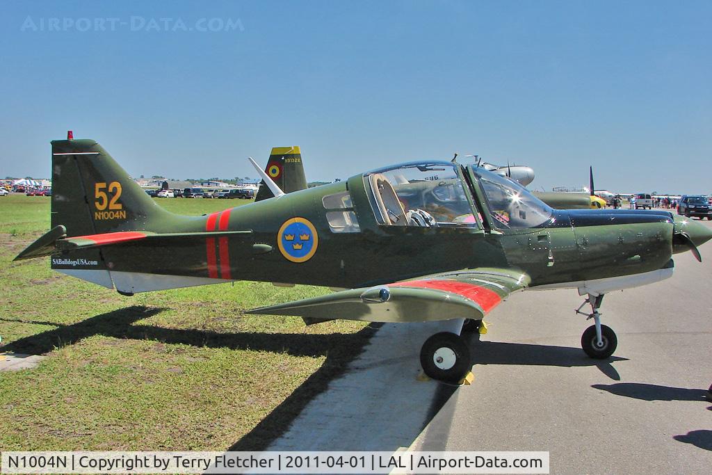 N1004N, 1972 Scottish Aviation Sk.61E Bulldog C/N BH100/167, 2011 Sun n Fun - Lakeland , Florida