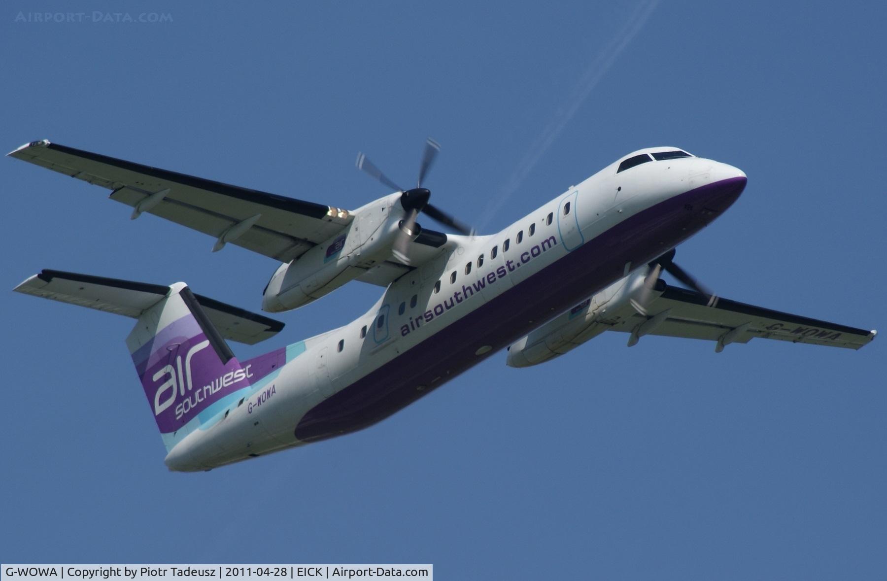 G-WOWA, 1992 De Havilland Canada DHC-8-311 Dash 8 C/N 296, Cork, EICK
